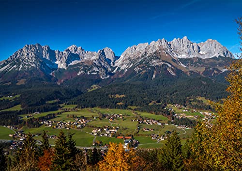 CALVENDO Blick vom Hollenauer Kreuz, Poster DIN A1 quer, Bilder, Kunstdruck, Wandbild, Wanddeko, Prints ohne Rahmen von CALVENDO