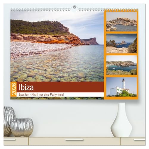 Ibiza - Spanien (hochwertiger Premium Wandkalender 2026 DIN A2 quer), Kunstdruck in Hochglanz von CALVENDO