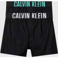 Calvin Klein Underwear Webboxer "BOXER SLIM 2PK", (Packung, 2 St., 2er), mit Logo-Bund von Calvin Klein Underwear
