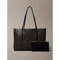 Calvin Klein Henkeltasche "AOP TOTE W/ POUCH ON STRAP" Umhängetasche, Schultertasche, Set, mit Monogramm-Print von Calvin Klein