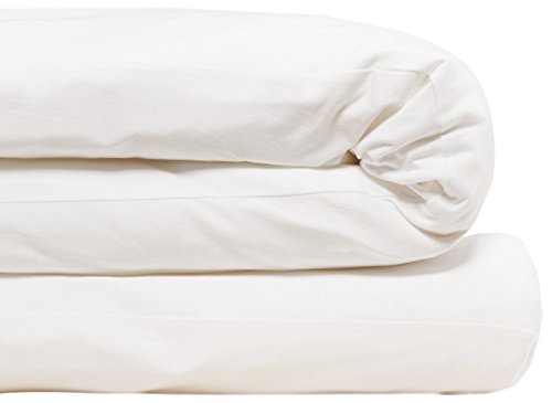 Calvin Klein Moderner Baumwollkörper, einfarbig, 1 Stück, Doppelbettgröße, Baumwoll-Modal, 170 g/m² (weiß) von Calvin Klein