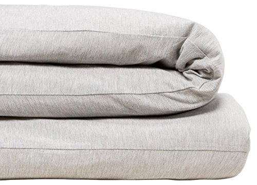 Calvin Klein Moderner Baumwollkörper, einfarbig, 1 Stück, King-Size-Bett, Baumwoll-Modal, 170 g/m², Grau von Calvin Klein