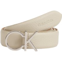 Calvin Klein Ledergürtel "CK LOGO BELT 3.0 PEBBLE" von Calvin Klein