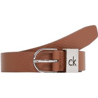 Calvin Klein Ledergürtel "CK LOOP THIN ROUND BUCKLE 2.5" Logoprägung von Calvin Klein