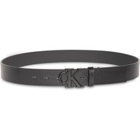 Calvin Klein Ledergürtel "MONOGRAM BUCKLE 35MM", Größenverstellbar von Calvin Klein