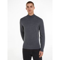 Calvin Klein Rollkragenpullover "MERINO MOCK NECK SWEATER" mit Markenlabel von Calvin Klein
