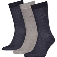 Calvin Klein Socken "CK MEN SOCK 3P GIFTBOX DROPNEEDLE GRID" 3er Pack von Calvin Klein
