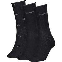 Calvin Klein Socken "CK WOMEN SOCK 3P GIFTBOX GRID AOP" 3er Pack, Geschenkbox von Calvin Klein