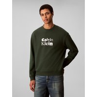 Calvin Klein Sweatshirt "LS EU 350TERRY CALVIN BOLD GRAPH", Rundhalsausschnitt, regular fit von Calvin Klein