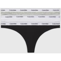 Calvin Klein Underwear Tanga "3 PACK THONG (LOW-RISE)", (Packung, 3 St., 3er-Pack), mit Logobund von Calvin Klein Underwear