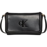 Calvin Klein Umhängetasche "RAISED CK FLAP CROSSBODY" Damen-Schultertasche, Handtasche, kleine Abendtasche mit CK-Logo von Calvin Klein