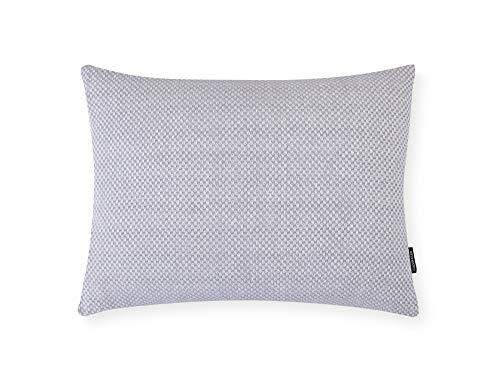 Calvin Klein Dusk Wild Flowers Textured Grid Dekoratives Kissen 36x51 cm Silber von Calvin Klein