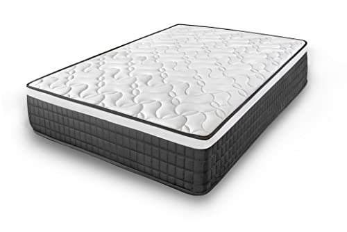 Cama express Origin Viskoelastische Matratze, hochwertig, Verschiedene Komfortzonen, wendbar, Winter/Sommer, Unabhängigkeit, 3D-Stoff, hohe Grammatur, Weiß und Schwarz, 105 x 200 cm Cama express Origin Viskoelastische Matratze, hochwertig, Verschiedene Komfortzonen, wendbar, Winter/Sommer, Unabhängigkeit, 3D-Stoff, hohe Grammatur, Weiß und Schwarz, 105 x 200 cm von Cama express