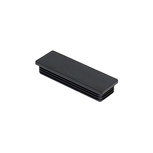 Camas 10 Endkappe Stopfen 120x40mm Vierkantrohr Kunststoffkappe Lamellenstopfen (Anthrazit (RAL 7016)) von Srm-Design