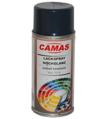 Farbspray 150ml RAL 7016 von Camas