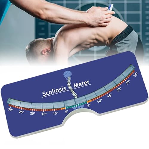 Cambos Professionelles Skoliose-Testgerät Wirbelsäulen-Skoliometer-Messgerät für Den 0-30°-Testbereich Im Krankenhaus von Cambos