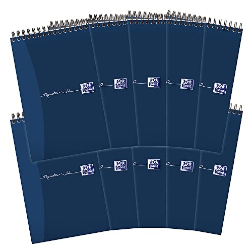 Cambridge Notizbuch oben spiralgebunden 70 g/m² liniert 160 Seiten 200 x 125 mm 10 Stück von Oxford