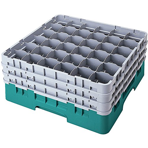 Cambro 0099511612079 Waschkorb, volle Größe, Fächer 4, max. Durchmesser 7,2 cm, Höhe maximal 24,1 cm, Farbe Borste, 36 Gläser/Gläser von Cambro