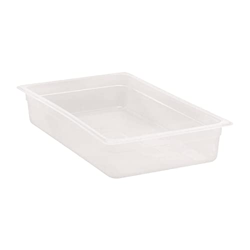 Cambro 14PP Polypropylen Transparente Gn-Behälter, 13 L, Lichtdurchlässig, 53cm x 32.5cm x 10cm, 6 Stück von Cambro