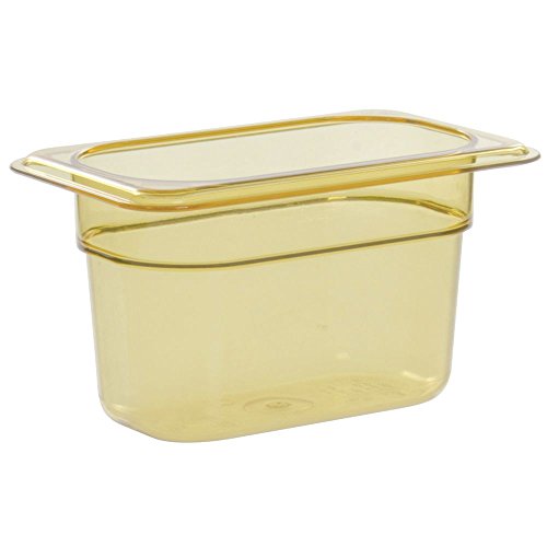 Cambro 94HP150 Amber 1/9 Größe 10,2 cm H High Heat H-Pan von Cambro