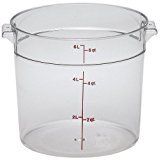 Cambro klar Polycarbonat rund Frischhaltedosen-Set, 12 Quart mit Drehverschluss, minimalistisch, Lebensmittelecht, Spülmaschinenfest Cambro klar Polycarbonat rund Frischhaltedosen-Set, 12 Quart mit Drehverschluss, minimalistisch, Lebensmittelecht, Spülmaschinenfest von Cambro