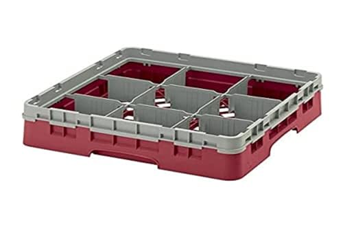 Voetglazenkorf m/1 opzetstuk 500x500 H 143mm max 92mm 25 comp. Cambro 25S318-151 Soft Gray von Cambro