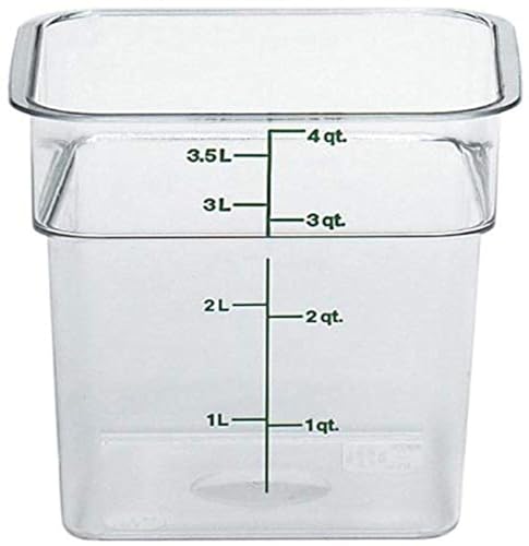 Voorraadbus z/d vierkant 3.80 Ltr Interhal 4SFSCW-135 Clear von Cambro