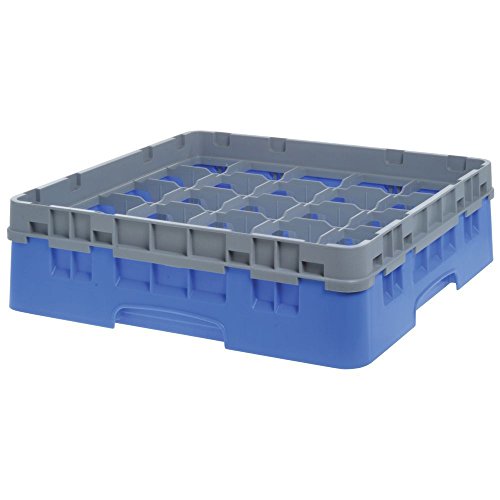 Cambro Wasch- und Aufbewahrungskorb für Gläser und Gläser mit 25 Fächern/1 Höhe - 8,7 cm max. Meter und Höhe max. 9,4 cm von Cambro