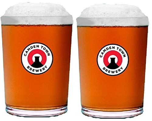 Camden Town Brewery Jacks Pint-Glas, offizielles Produkt, 2 Stück von Roadlamp