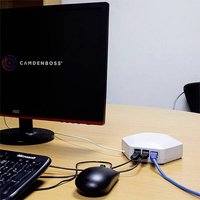 Camdenboss CBHEX1-PI4-BK SBC-Gehäuse Passend für (Entwicklungskits): Raspberry Pi Schwarz von Camdenboss