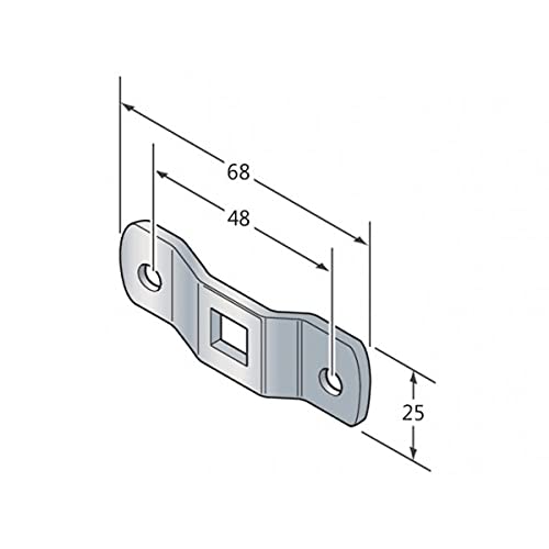 Came CMC001YM0014 Omega Fori Interasse 48 Sede Q10, 6 Mm von CAME