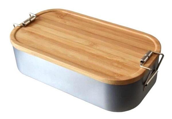 Cameleon Pack Lunchbox mit Deckel aus Bambus Holz von Cameleon Pack