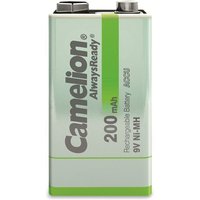 CAMELION NiMH-9 V-Blockakku AlwaysReady, 200 mAh CAMELION NiMH-9 V-Blockakku AlwaysReady, 200 mAh von Camelion