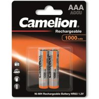 CAMELION NiMH-Micro-Akku 1000 mAh, 2 Stück CAMELION NiMH-Micro-Akku 1000 mAh, 2 Stück von Camelion