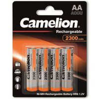 CAMELION NiMH-Mignon-Akku 2300 mAh 4 Stück CAMELION NiMH-Mignon-Akku 2300 mAh 4 Stück von Camelion