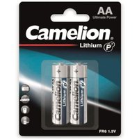 CAMELION Mignon-Batterie, Lithium, FR6, 2Stück von Camelion