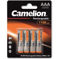 NiMH-Micro-Akku 1100 mAh, 4 Stück - Camelion von Camelion