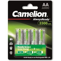 Camelion - NiMH-Mignon-Akku AlwaysReady, 2300 mAh, 4 Stück von Camelion