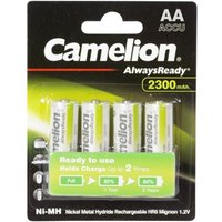 Camelion - NiMH-Mignon-Akku AlwaysReady, 2300 mAh, 4 Stück von Camelion