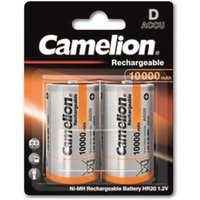 NiMH-Mono-Akku 10.000 mAh, 2 Stück - Camelion NiMH-Mono-Akku 10.000 mAh, 2 Stück - Camelion von Camelion