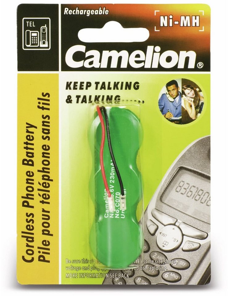 Camelion Telefonzange CAMELION NiMH-Akkupack 3,6V/230mAh 1 Stück von Camelion