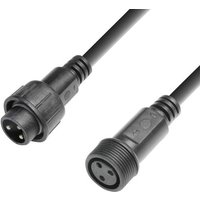 Cameo P EX 003 Strom Verlängerungskabel IP65 [1x XLR-Stecker - 1x XLR-Buchse] 3.00m Schwarz von Cameo