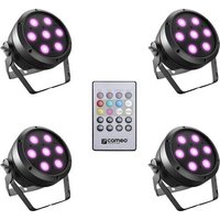 Cameo ROOT PAR 4 SET 1 LED-PAR-Scheinwerfer Anzahl LEDs (Details): 7 4W Schwarz von Cameo