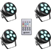 Cameo ROOT PAR 6 SET 1 LED-PAR-Scheinwerfer Anzahl LEDs (Details): 6 12W Schwarz von Cameo