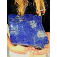 11.340G Ultra Rare Lapislazuli Scheibe, Xxl Freeform Polierter Edelstein von CameosCrystals