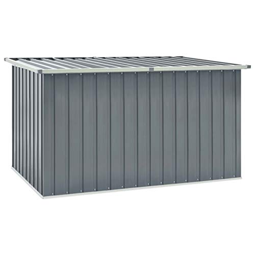 Camerina Gartenbox Grau 171 x 99 x 93 cm Auflagenbox Wasserdicht Kissenbox Outdoor Wasserdicht Box FüR Gartenauflagen Garten Aufbewahrungsbox von Camerina