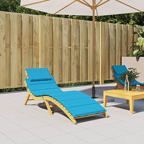 Camerina Sonnenliegen-Auflage Blau 186x58x3 cm Oxford-Gewebe Liegestuhl-Sauna Saunaliege Outdoor von Camerina