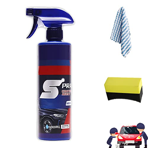 3 In 1 Quick Coating Spray, Car Coating Agent Nano Hand Spray Crystal Car Paint Waxing Glazing Crystal Liquid Spray, High Protection Car Shield Coating 3 In 1 Quick Coating Spray, Car Coating Agent Nano Hand Spray Crystal Car Paint Waxing Glazing Crystal Liquid Spray, High Protection Car Shield Coating von Camic