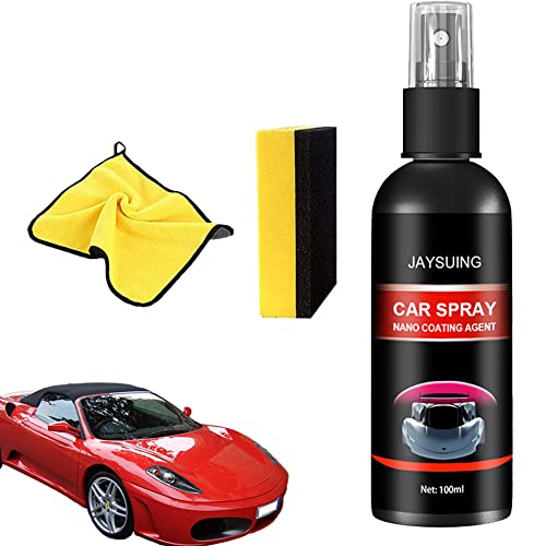 Jaysuing Nano-Kratzerentfernungsspray FüR Autos,Nano Auto Kratzerentfernungsspray,Nano Sparkle Tuch Auto Kratzer,3 In 1 Coating Scratch Repair Spray (1 Stück, 100g) von Camic