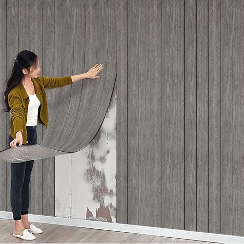 Camiraft Wandpaneele Selbstklebend Holzoptik 40 * 300cm-3D Dunkelgrau Deckenpaneele Selbstklebend Schallreduzierend Panelen Wand Holzoptik Selbstklebend für Wohnzimmer, Schlafzimmer,Küche,Bad Camiraft Wandpaneele Selbstklebend Holzoptik 40 * 300cm-3D Dunkelgrau Deckenpaneele Selbstklebend Schallreduzierend Panelen Wand Holzoptik Selbstklebend für Wohnzimmer, Schlafzimmer,Küche,Bad von Camiraft